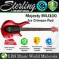 Sterling MAJ100 John Petrucci Majesty Electric Guitar Rosewood Fingerboard - Ice Crimson Red (MAJ 100)