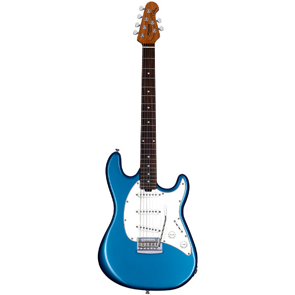 Sterling Cutlass CT50SSS Poplar Body Electric Guitar With Tremolo Rosewood Fingerboard - Toluca Lake Blue (TLB)