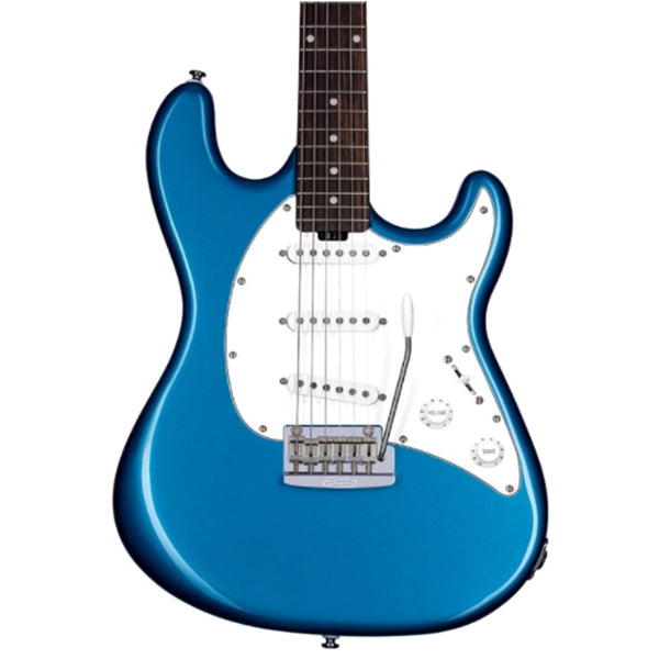 Sterling Cutlass CT50SSS Poplar Body Electric Guitar With Tremolo Rosewood Fingerboard - Toluca Lake Blue (TLB)