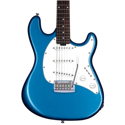 Sterling Cutlass CT50SSS Poplar Body Electric Guitar With Tremolo Rosewood Fingerboard - Toluca Lake Blue (TLB)