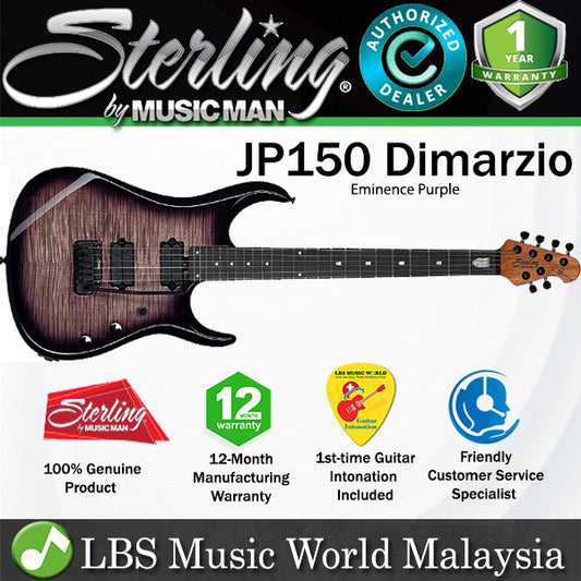 Sterling JP150DFM Dimarzio John Petrucci Electric Guitar- Eminence Purple (JP150 DFM)