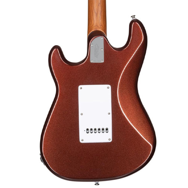 Sterling Cutlass CT50HSS Poplar Body Electric Guitar With Tremolo Rosewood Fingerboard - Dropped Copper (DCP)
