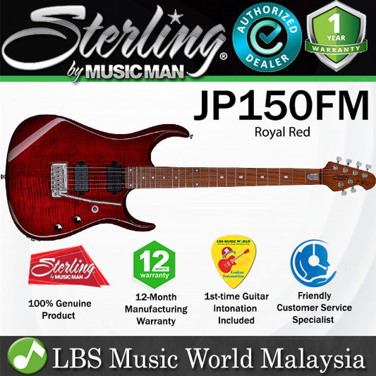 Sterling JP150 John Petrucci Electric Guitar - Royal Red (JP 150)