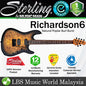Sterling Richardson6 Jason Richardson’s Cutlass Electric Guitar - Natural Poplar Burl Burst (Richardson 6)