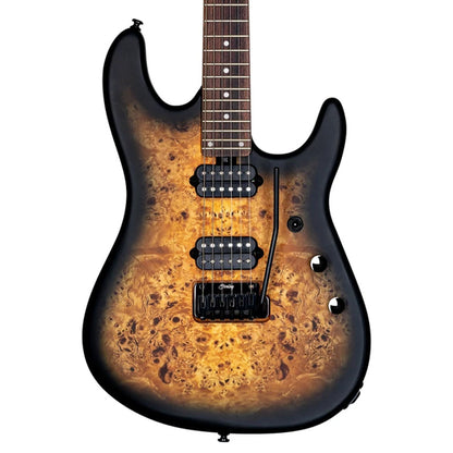 Sterling Richardson6 Jason Richardson’s Cutlass Electric Guitar - Natural Poplar Burl Burst (Richardson 6)