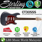 Sterling by Ernie Ball Music Man CT30SSS Cutlass Long Scale Electric Guitar - Charcoal Frost (CT30SSS-CFRR)