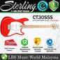 Sterling by Ernie Ball Music Man CT30SSS Cutlass Long Scale Electric Guitar - Fiesta Red (CT30SSS-FRD)