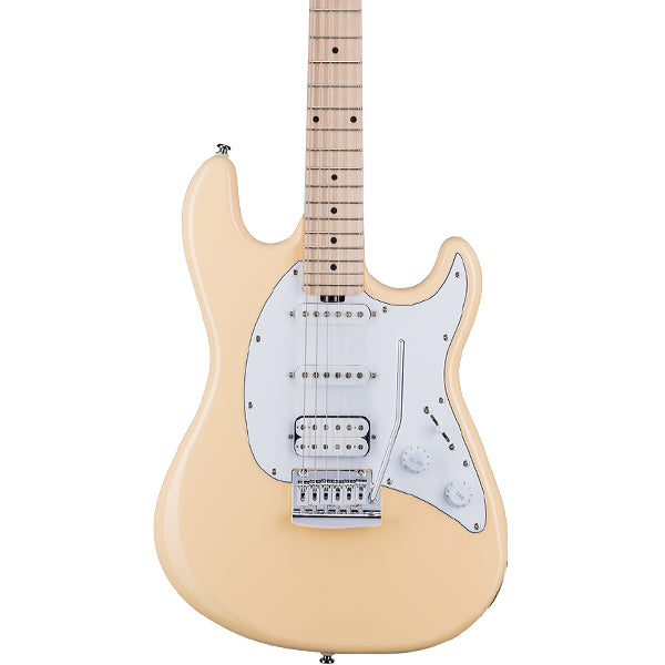 Sterling by Ernie Ball Music Man CT30HSS Cutlass Short Scale Electric Guitar -Vintage Cream (CT30HSS-VC)
