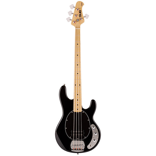 Sterling by Ernie Ball Music Man Ray4 Stingray Bass Guitar- Black Edition (Ray4-BK)