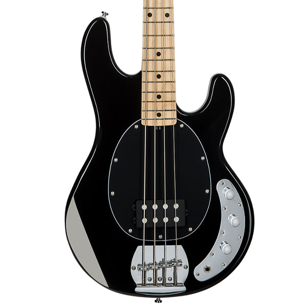 Sterling by Ernie Ball Music Man Ray4 Stingray Bass Guitar- Black Edition (Ray4-BK)