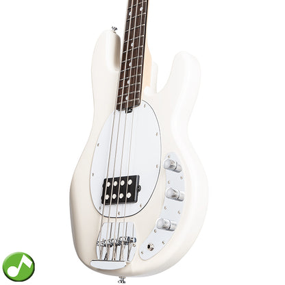 Sterling by Ernie Ball Music Man Ray4 Stingray Bass Guitar- Vintage Cream (Ray4-VC)