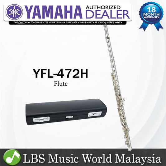 Yamaha YFL-472H Sterling Silver Flute (YFL472H YFL 472H)