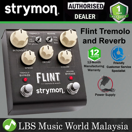 Strymon Flint Tremolo and Reverb Guitar Effect Stereo Pedal for Electric Guitar