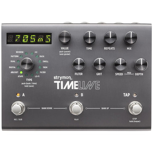 Strymon TimeLine Multidimensional Delay Guitar Multi Effects Pedal for Electric Guitar (Time Line)