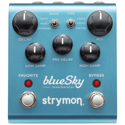 Strymon blueSky Reverberator Digital Stereo Reverb Guitar Multi Effects Pedal (Blue Sky)