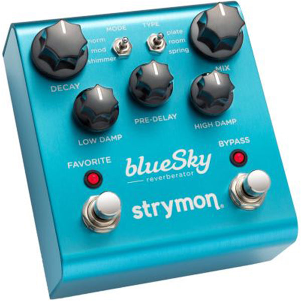 Strymon blueSky Reverberator Digital Stereo Reverb Guitar Multi Effects Pedal (Blue Sky)