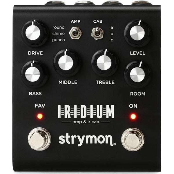 Strymon Iridium Amp & IR Cab Pedal with Amplifiers Simulator and Stereo IR Cabinets