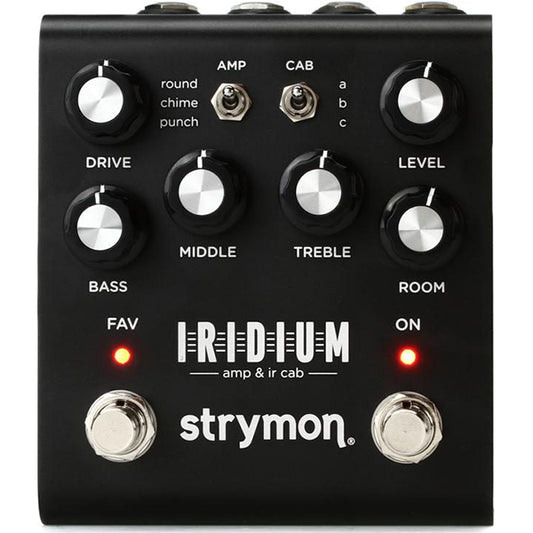 Strymon Iridium Amp & IR Cab Pedal with Amplifiers Simulator and Stereo IR Cabinets