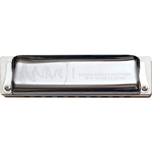 Suzuki Harmonica 10 Hole M-20 Manji Diatonic Harmonicas (M20 M 20)