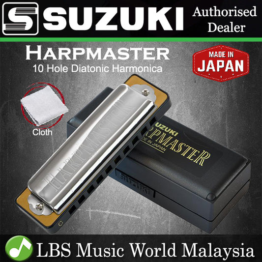 Suzuki Harmonica MR-200 10 Hole Harpmaster Diatonic Harmonicas (MR200 MR 200)