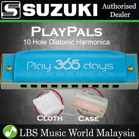 Suzuki Harmonica P-365 Play 365 10 Hole Playpals Diatonic Harmonicas (P365 P 365)