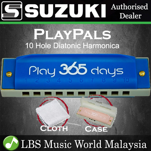 Suzuki Harmonica P-365 Play 365 10 Hole Playpals Diatonic Harmonicas (P365 P 365)