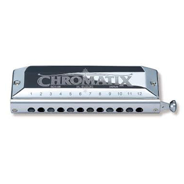 Suzuki Harmonica SCX-48 12 Hole Chromatix Series Chromatic Harmonica (SCX48 SCX 48)