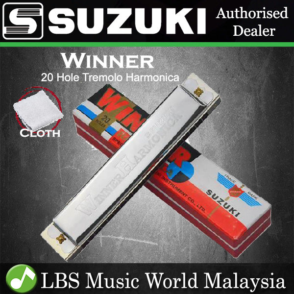 Suzuki Harmonica Tremolo Winner 16 20 24 Hole Harmonica Mouth Organ C Key