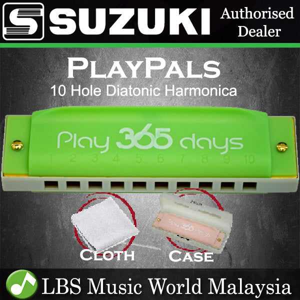 Suzuki Harmonica P-365 Play 365 10 Hole Playpals Diatonic Harmonicas (P365 P 365)