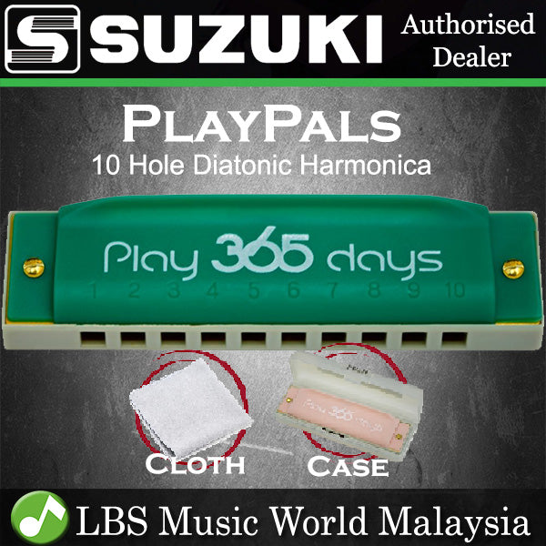 Suzuki Harmonica P-365 Play 365 10 Hole Playpals Diatonic Harmonicas (P365 P 365)