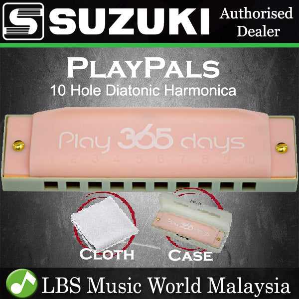 Suzuki Harmonica P-365 Play 365 10 Hole Playpals Diatonic Harmonicas (P365 P 365)