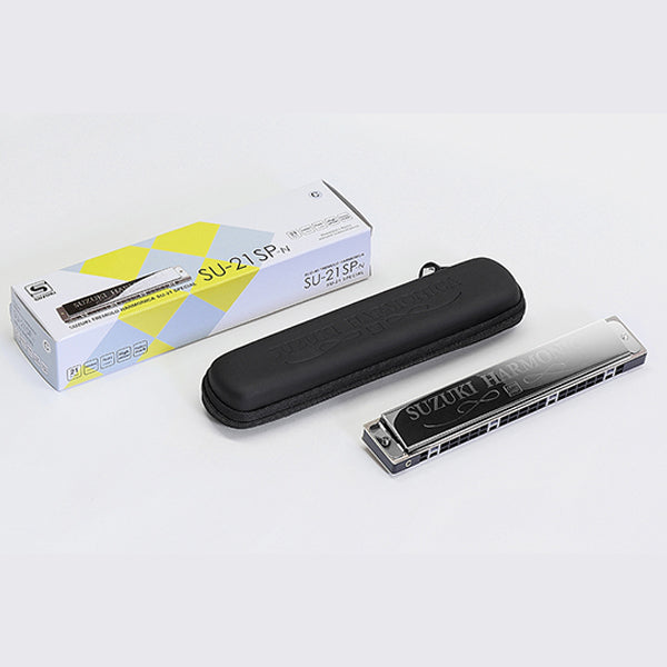 Suzuki Harmonica SU-21SP-N 21 Hole Tremolo Special Harmonica / Mouth Organ (SU21 SU-21 SU 21)