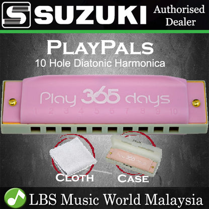 Suzuki Harmonica P-365 Play 365 10 Hole Playpals Diatonic Harmonicas (P365 P 365)