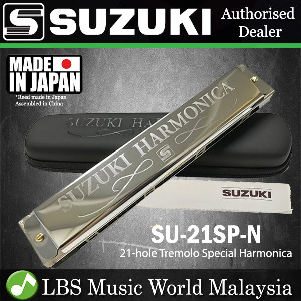 Suzuki Harmonica SU-21SP-N 21 Hole Tremolo Special Harmonica / Mouth Organ (SU21 SU-21 SU 21)