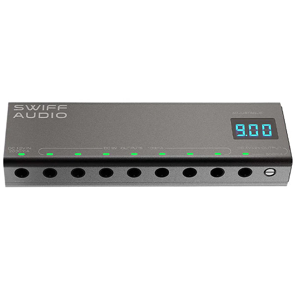 Swiff Audio P200 9 Output Effector Adjustable Guitar Pedal Power Supply Station