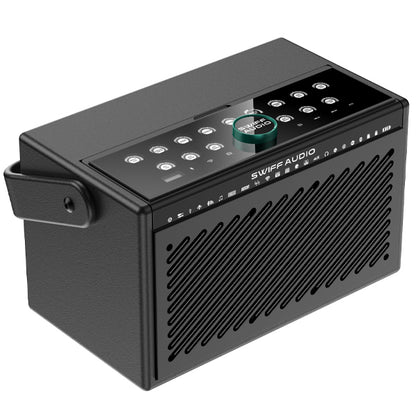 Swiff Audio S100 100 Watt Multifunctional Rechargeable Amplifier with 5.8G Wireless System, UHF Microphone, Drum Machine and Bluetooth