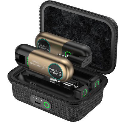 Swiff Audio WS-85  3 in 1 Wireless Guitar System with OTG, In Ear Monitor and Charging Case (WS85)
