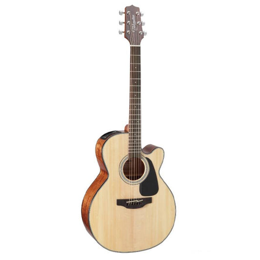 Takamine GN30CE-NAT NEX Cutaway Solid Spruce Top Acoustic Electric Guitar with Bag - Natural (GN30CE NAT)