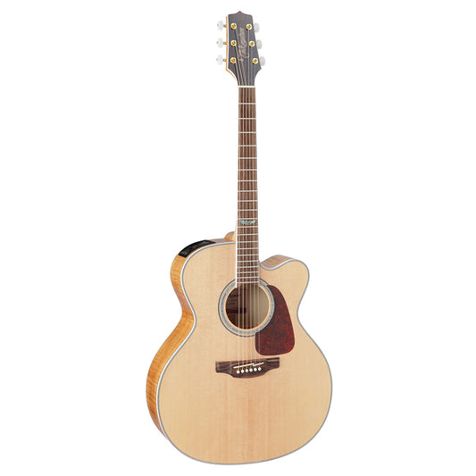 Takamine GJ72CE-NAT Jumbo Cutaway Solid Spruce Top Acoustic Electric Guitar with Bag - Natural (GJ72CE NAT)