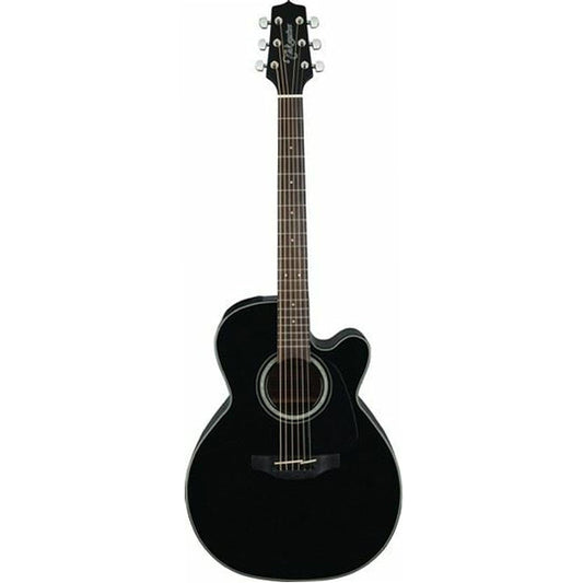 Takamine GN30CE-BLK NEX Cutaway Solid Spruce Top Acoustic Electric Guitar with Bag - Black (GN30CE BLK)
