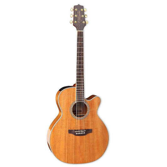 Takamine GN77KCE-NAT NEX Cutaway Hawaiian Koawood Top Acoustic Electric Guitar with Bag - Natural (GN77KCE NAT)