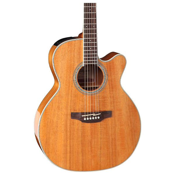 Takamine GN77KCE-NAT NEX Cutaway Hawaiian Koawood Top Acoustic Electric Guitar with Bag - Natural (GN77KCE NAT)