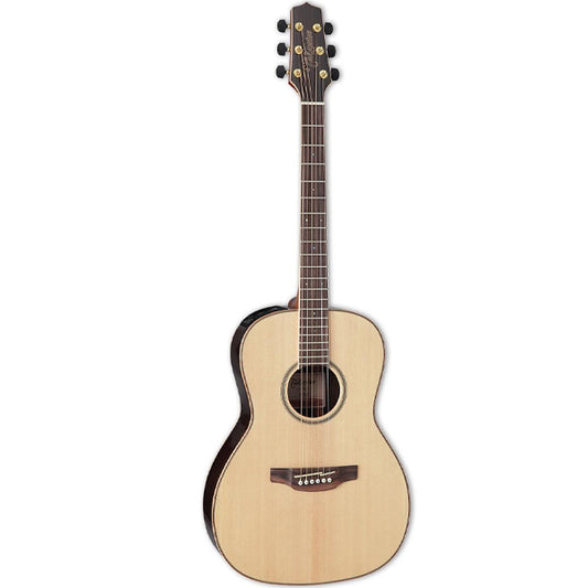 Takamine GY93E-NAT New Yorker Solid Spruce Top Acoustic Electric Guitar with Bag - Natural (GY93E NAT)
