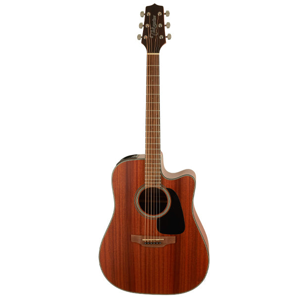 Takamine GD11MCE-NS Dreadnought Cutaway Mahogany Acoustic Electric Guitar with Bag - Natural Satin (GD11MCE NS)