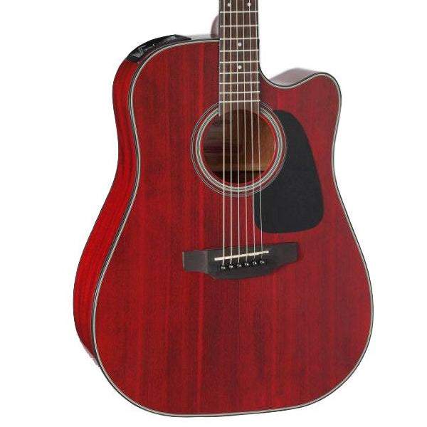 [Discontinue] Takamine ED2DC-WR Dreadnought Cutaway Spruce Top Acoustic Electric Guitar with Bag - Wine Red (ED2DC WR)