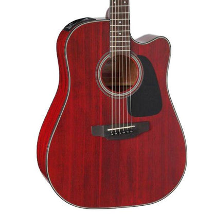 [Discontinue] Takamine ED2DC-WR Dreadnought Cutaway Spruce Top Acoustic Electric Guitar with Bag - Wine Red (ED2DC WR)