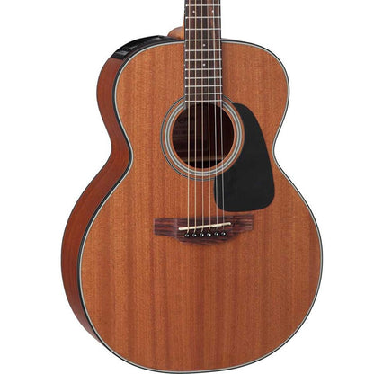 Takamine GX11ME-NS 3/4 Size NEX Mini Cutaway Mahogany Acoustic Electric Guitar with Bag - Natural Satin (GX11ME NS)