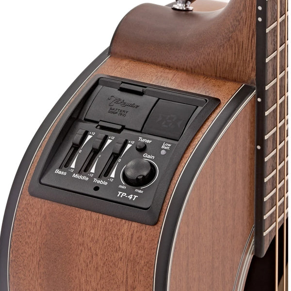 Takamine GX11ME-NS 3/4 Size NEX Mini Cutaway Mahogany Acoustic Electric Guitar with Bag - Natural Satin (GX11ME NS)