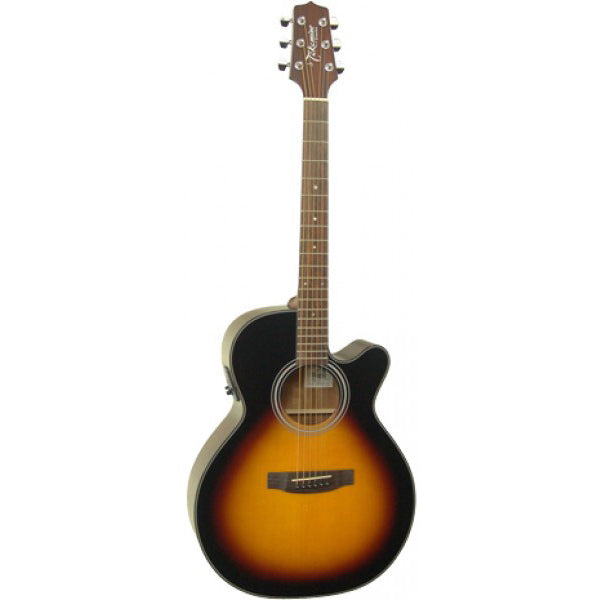 [Discontinued] Takamine ED51SC-TBS NEX Cutaway Solid Spruce Top Acoustic Electric Guitar with Bag - Brown Sunburst (ED51SC TBS)
