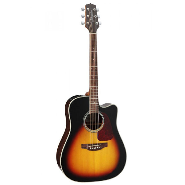 [Discontinued] Takamine ED5DC-BSB Dreadnought Solid Spruce Top Acoustic Electric Guitar with Bag - Brown Sunburst (ED5DC BSB)